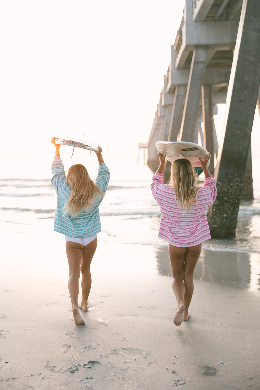 Fancy Oversized Towel Terry Mockneck - Seafoam