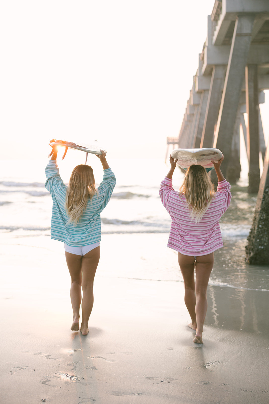 Fancy Oversized Towel Terry Mockneck - Seafoam