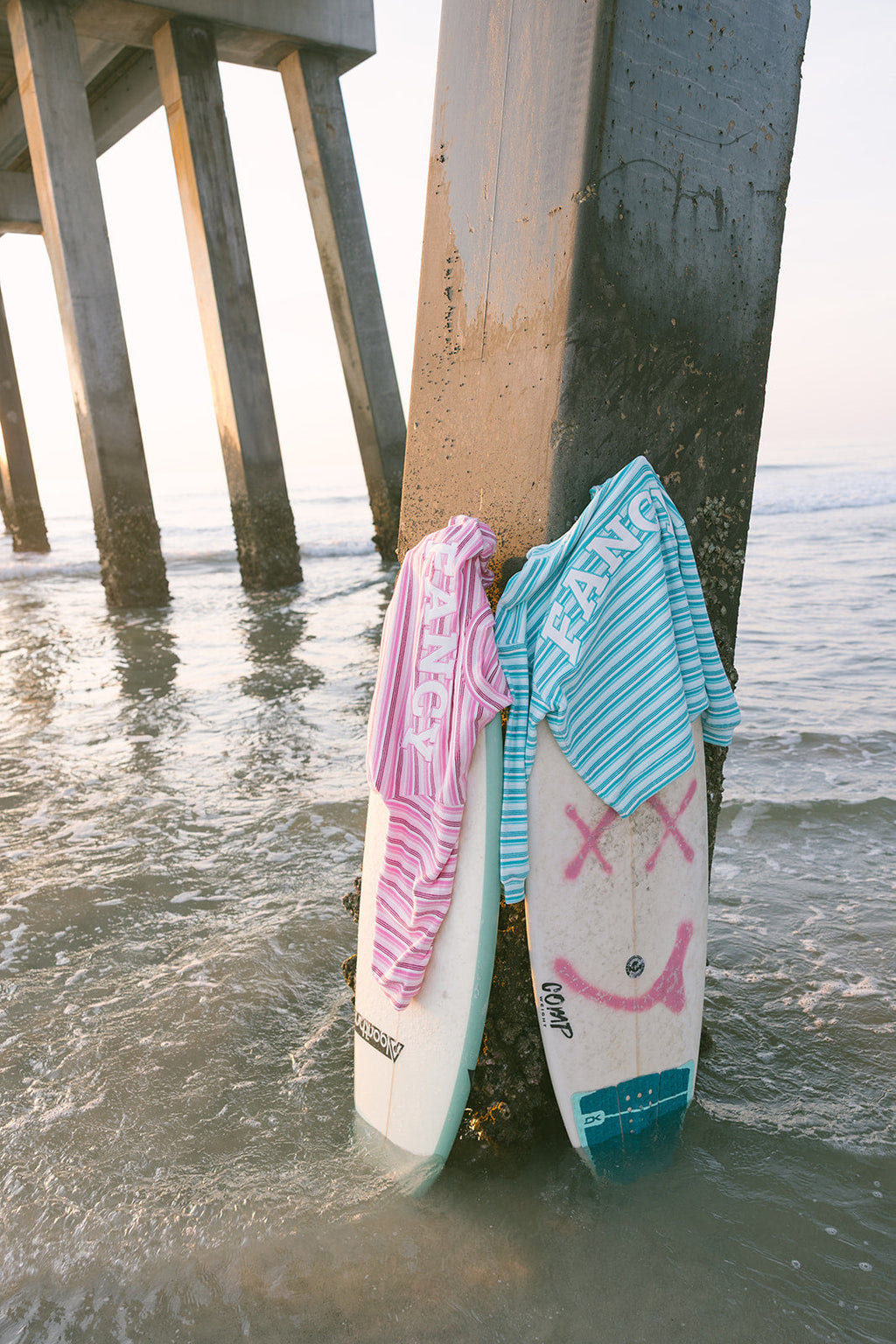 Fancy Oversized Towel Terry Mockneck - Magenta