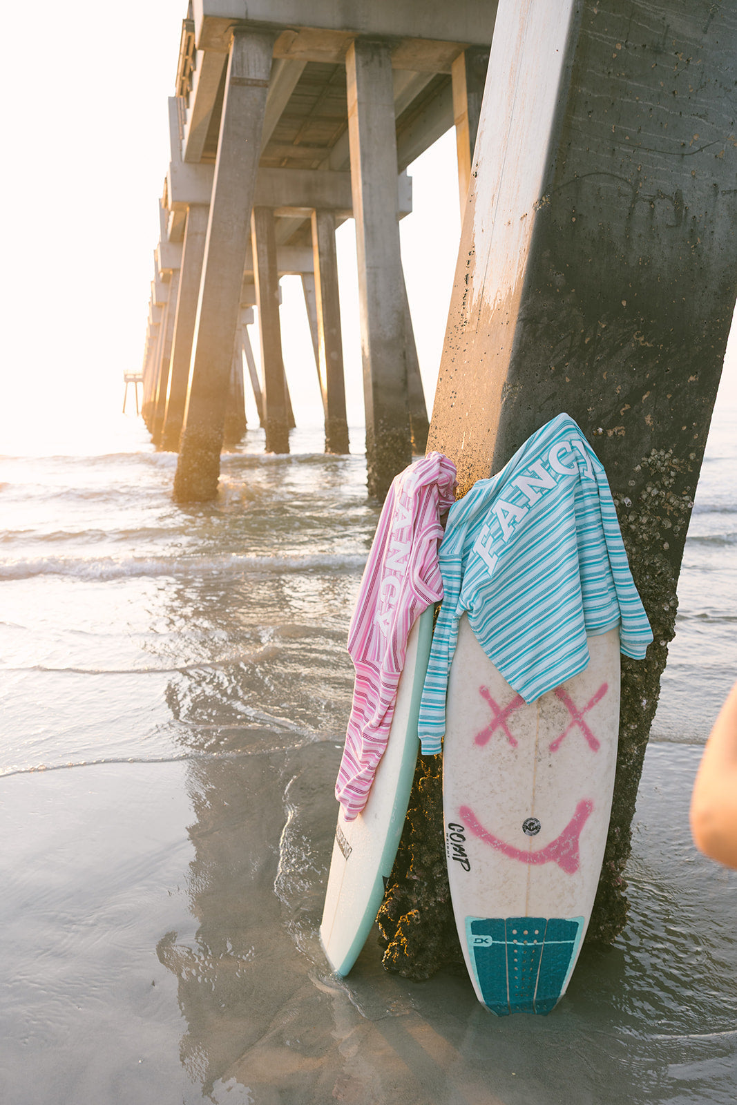 Fancy Oversized Towel Terry Mockneck - Seafoam