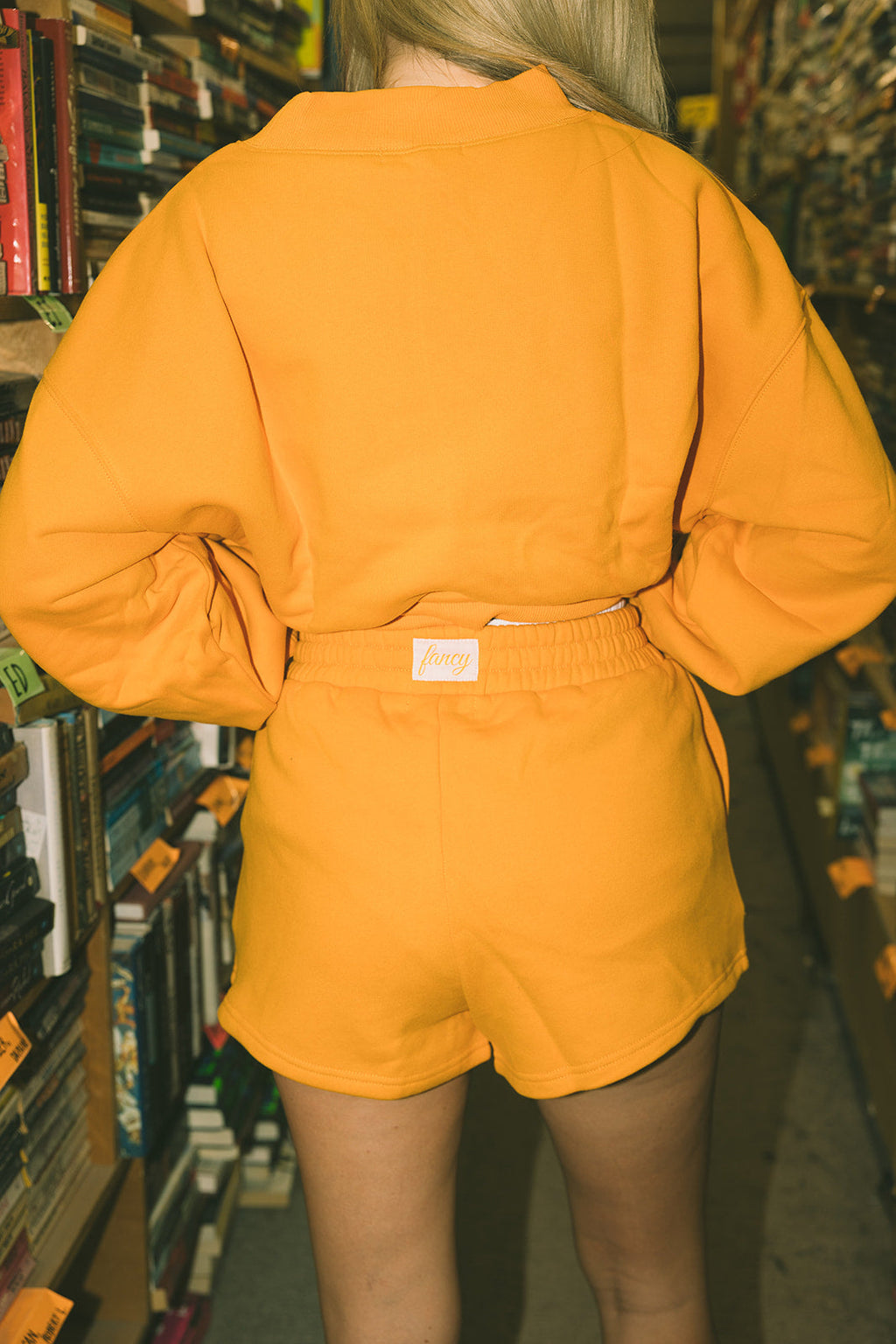 Fancy Fleece Lined Shorts - TN Orange