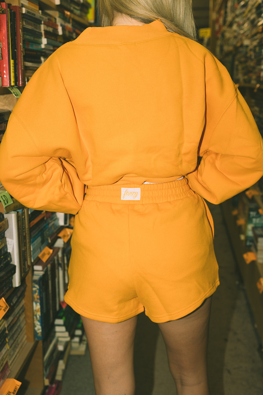 Fancy Fleece Lined Shorts - TN Orange