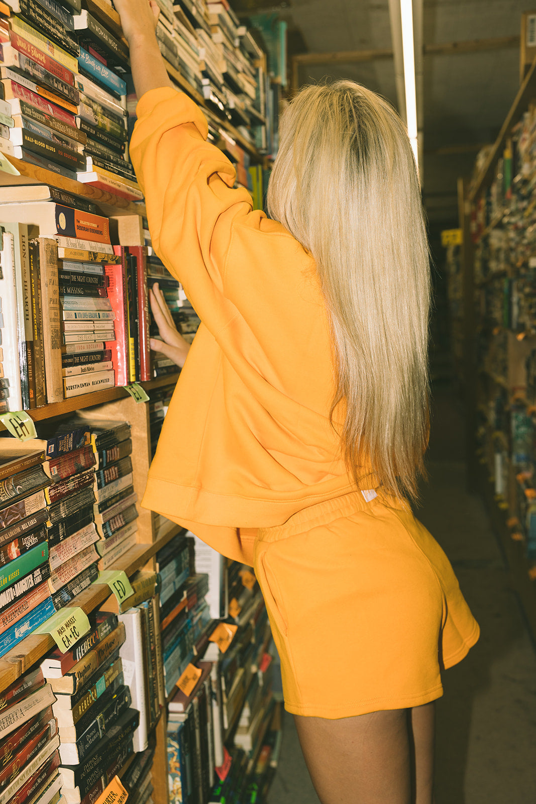 Fancy Fleece Lined Shorts - TN Orange
