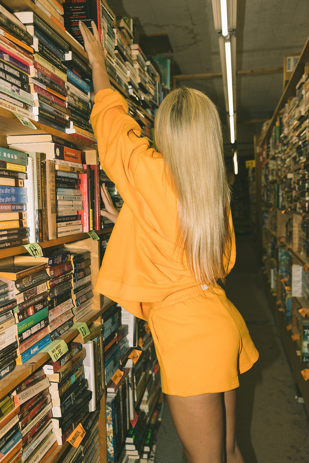 Fancy Oversized Fleece Lined Mockneck - TN Orange