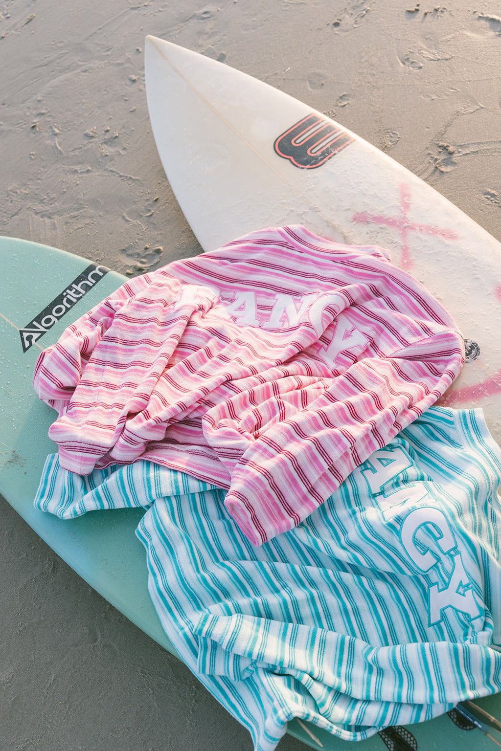 Fancy Oversized Towel Terry Mockneck - Magenta