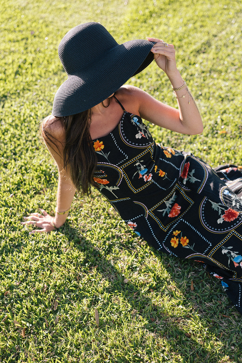 Rose Maxi Dress - Black