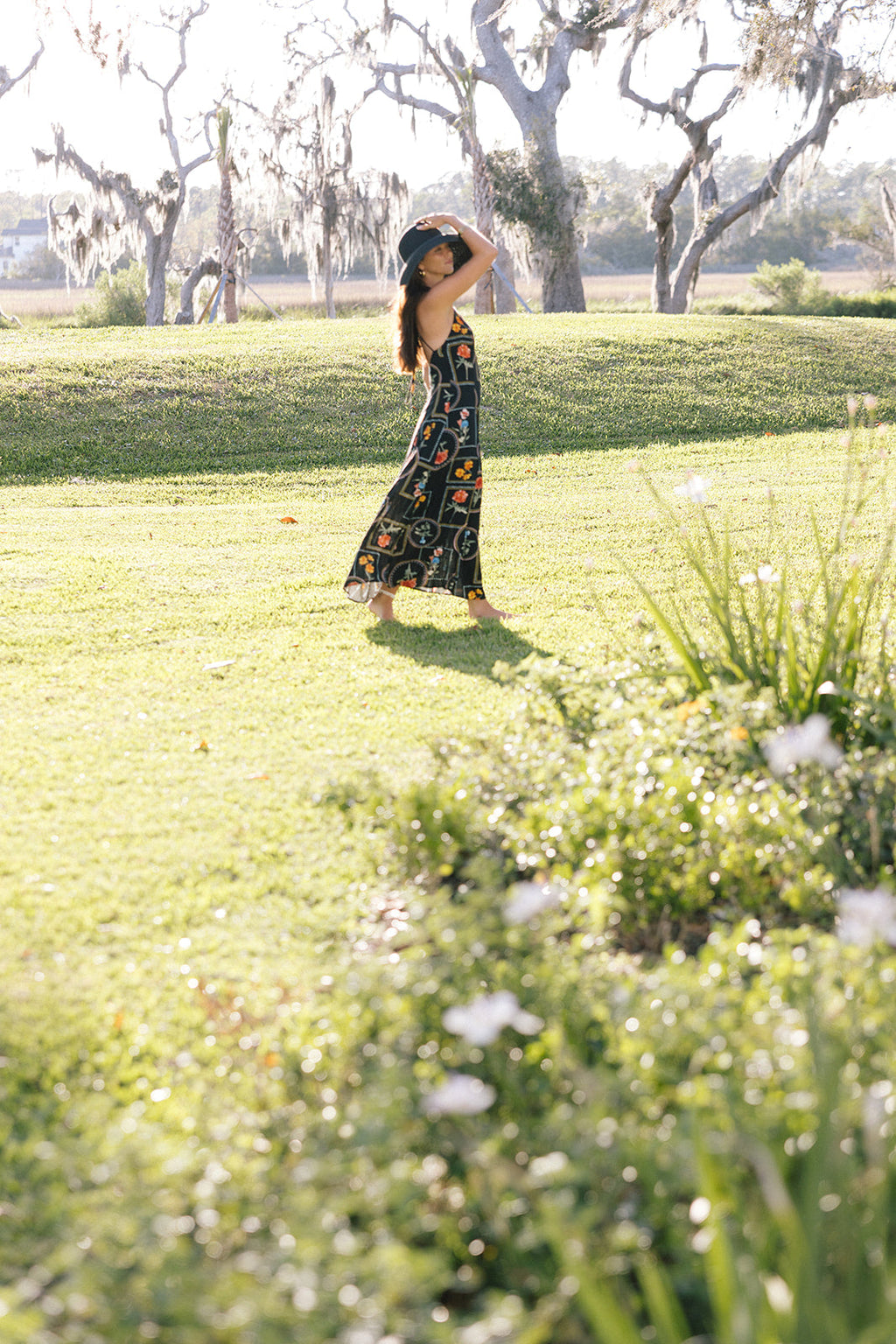 Rose Maxi Dress - Black