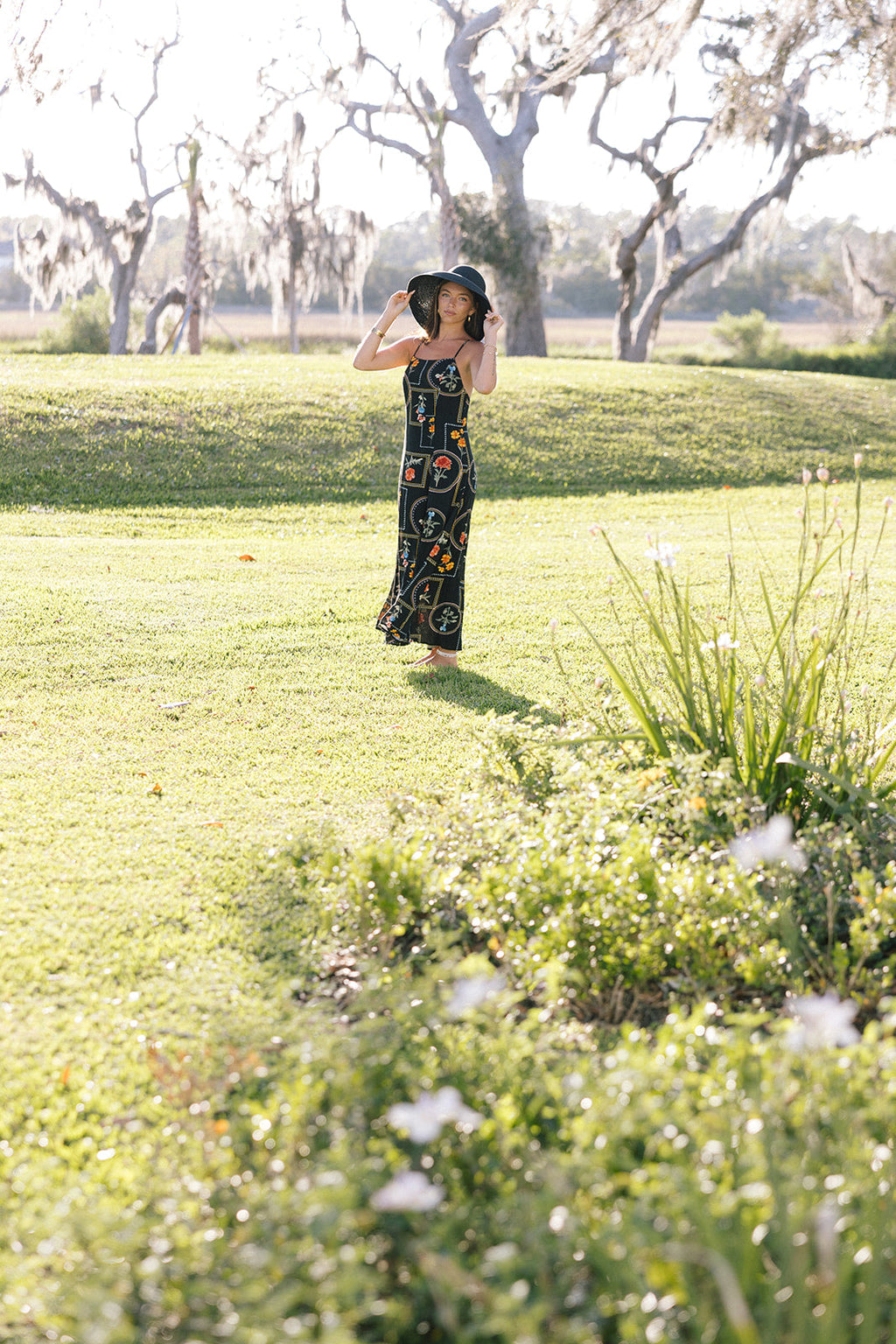 Rose Maxi Dress - Black