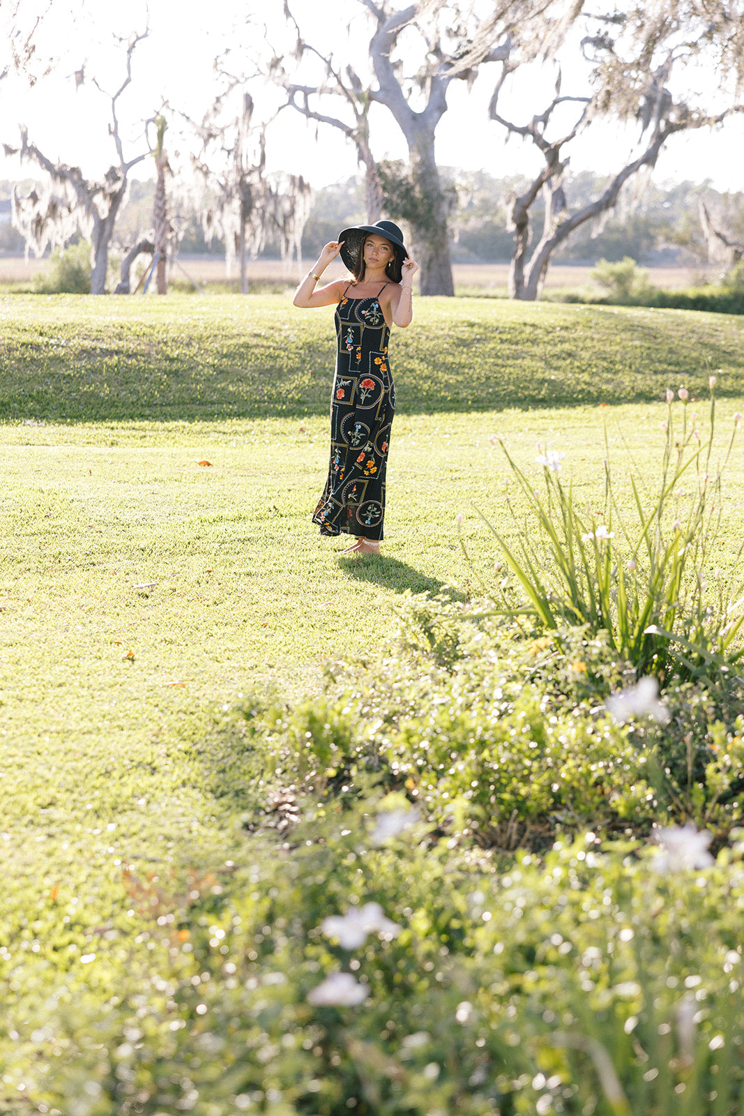 Rose Maxi Dress - Black