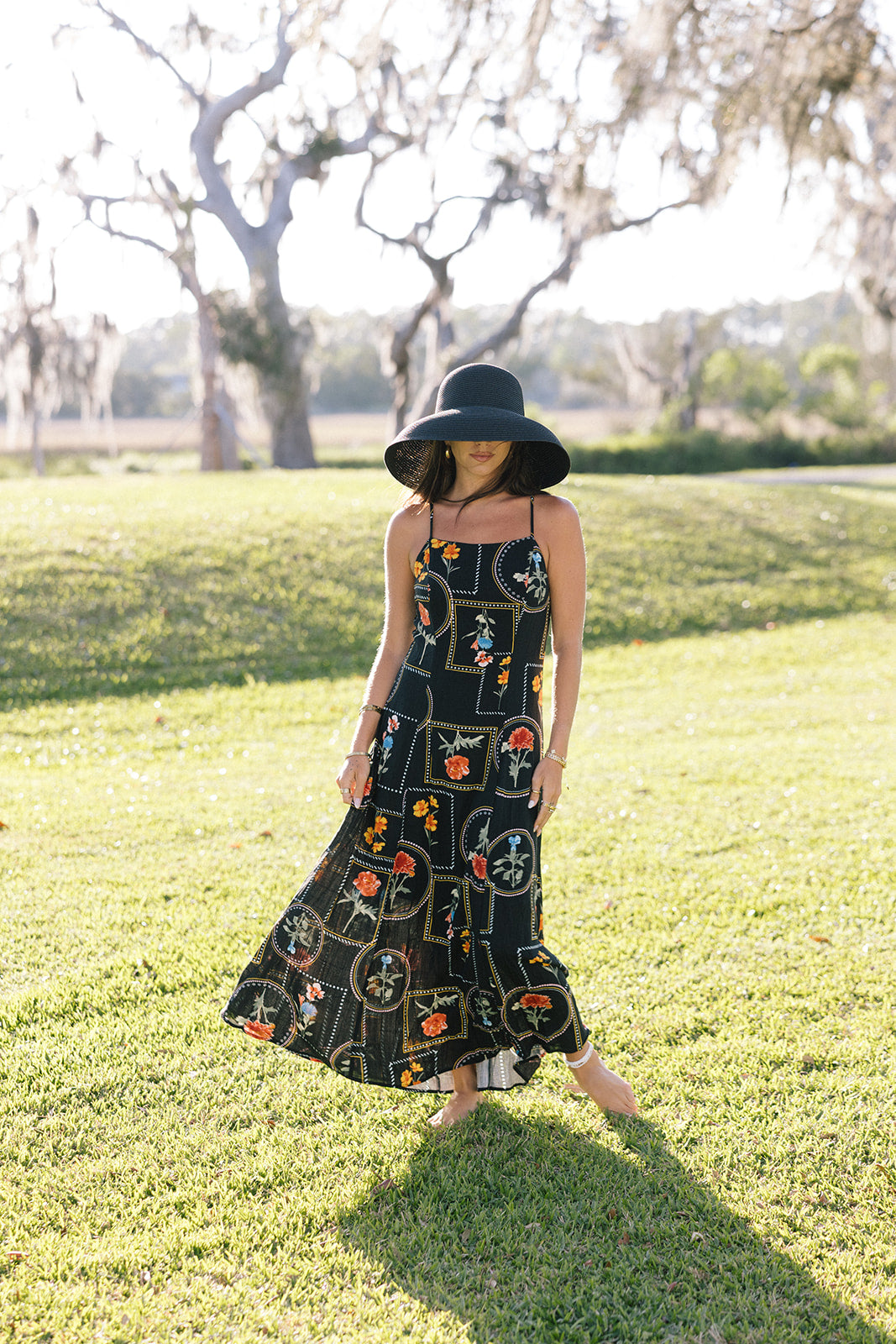 Rose Maxi Dress - Black