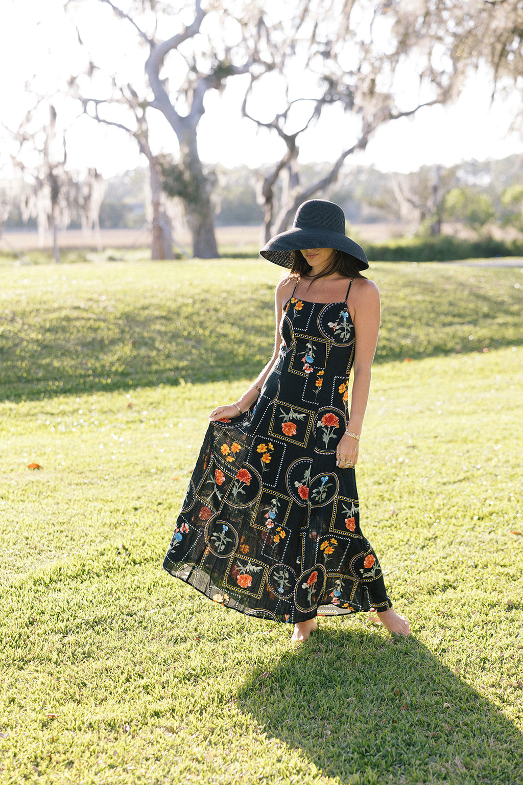 Rose Maxi Dress - Black