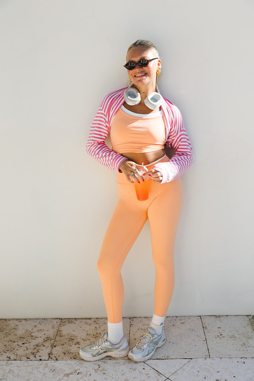 Fancy FitFlow Double Layered Tank - Spritz