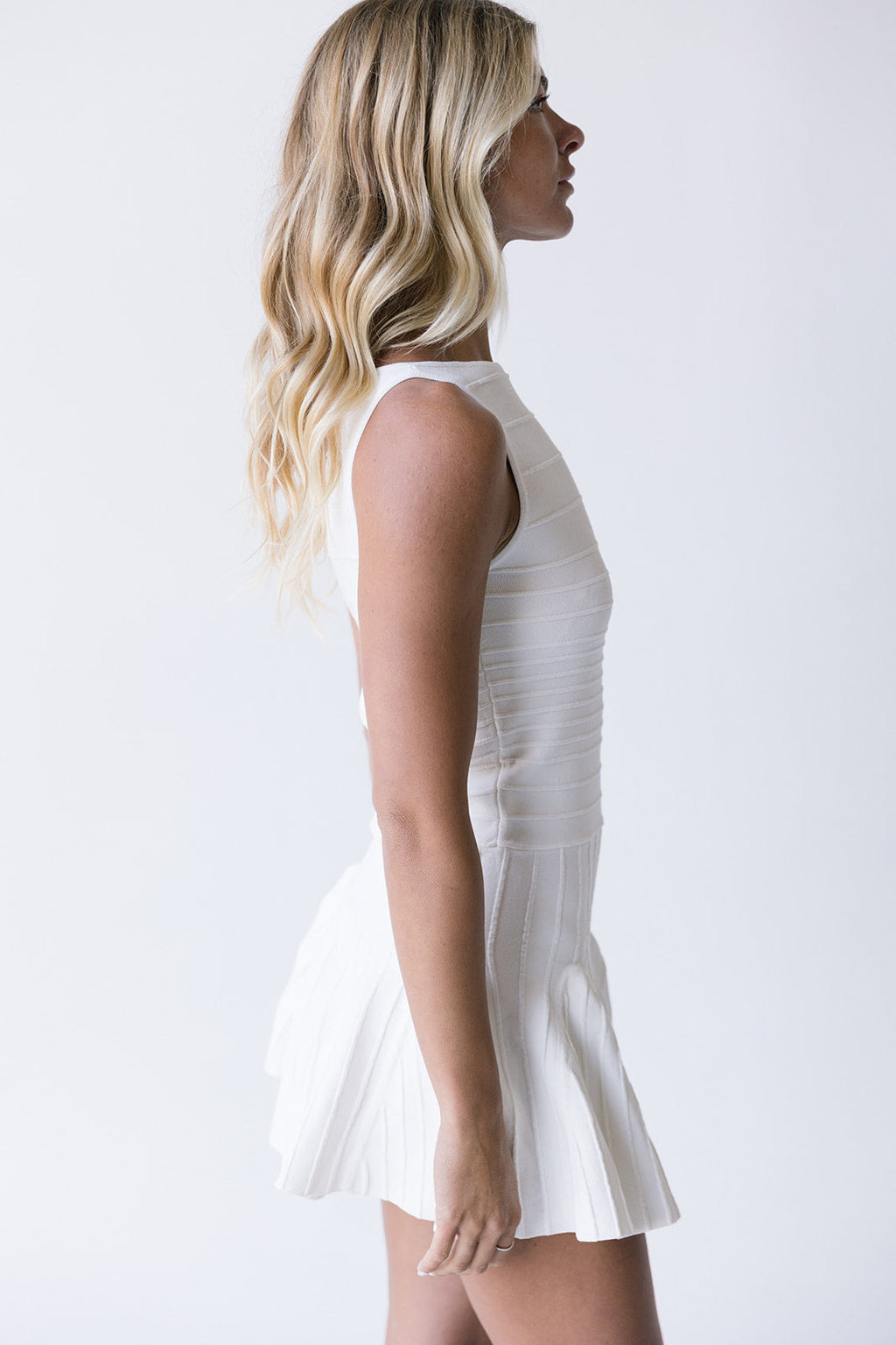Meadow Mini Dress - Off White