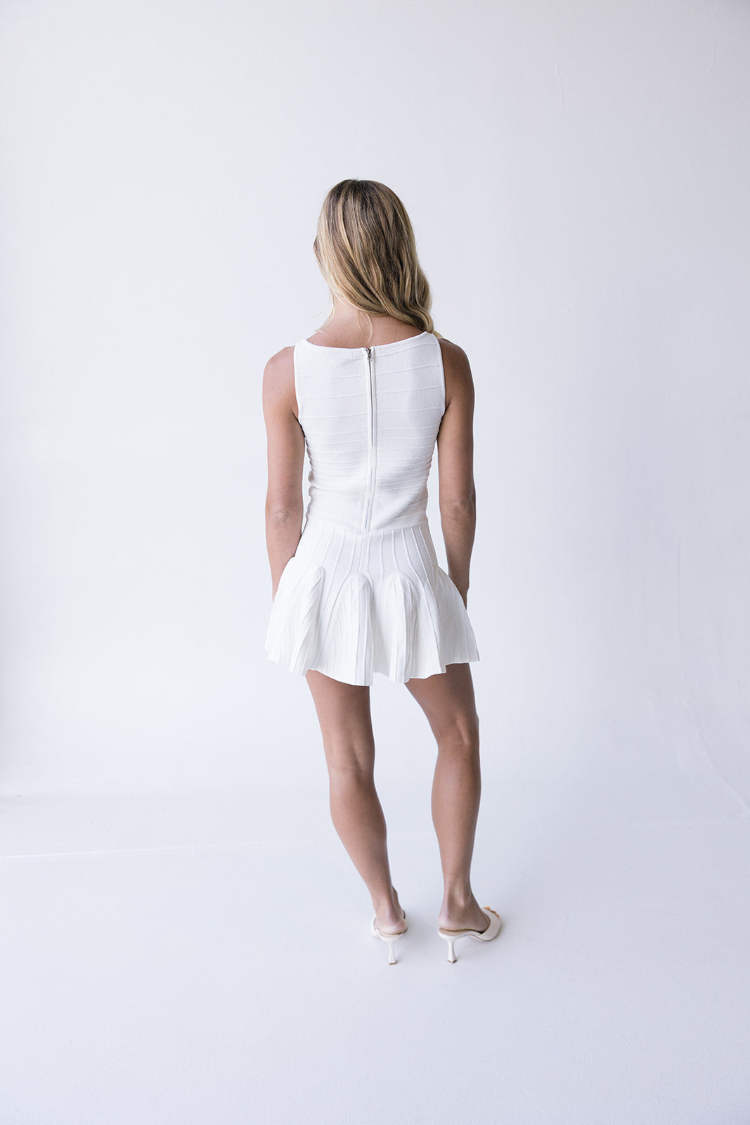 Meadow Mini Dress - Off White