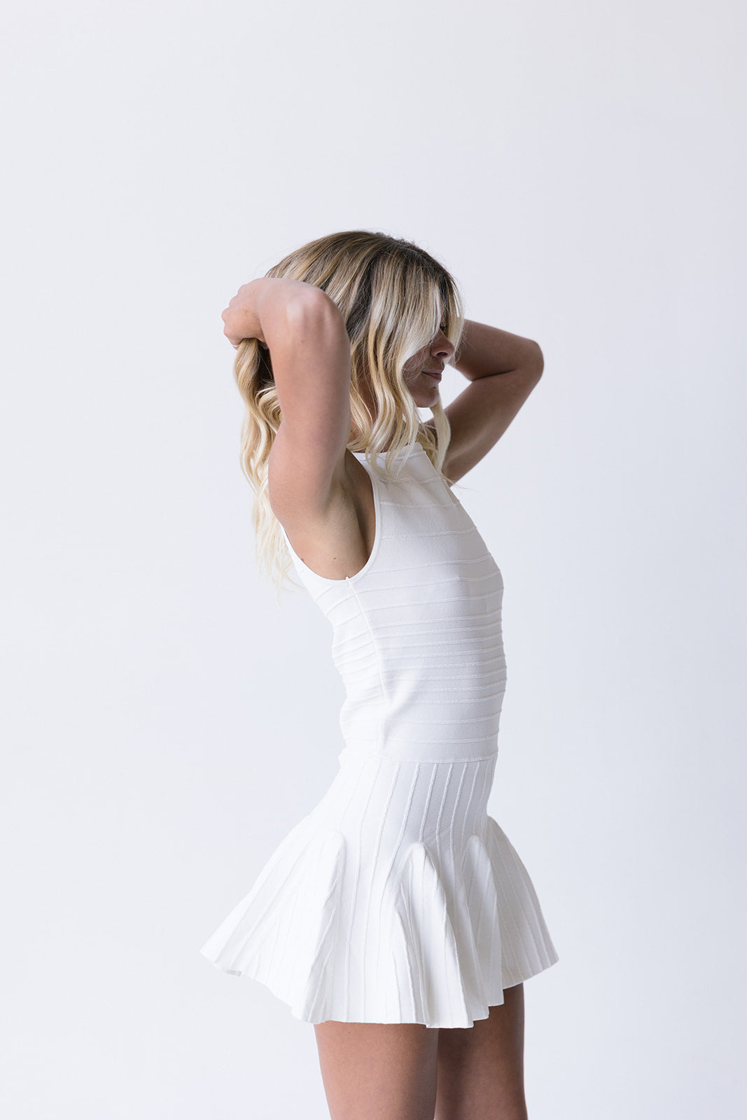 Meadow Mini Dress - Off White