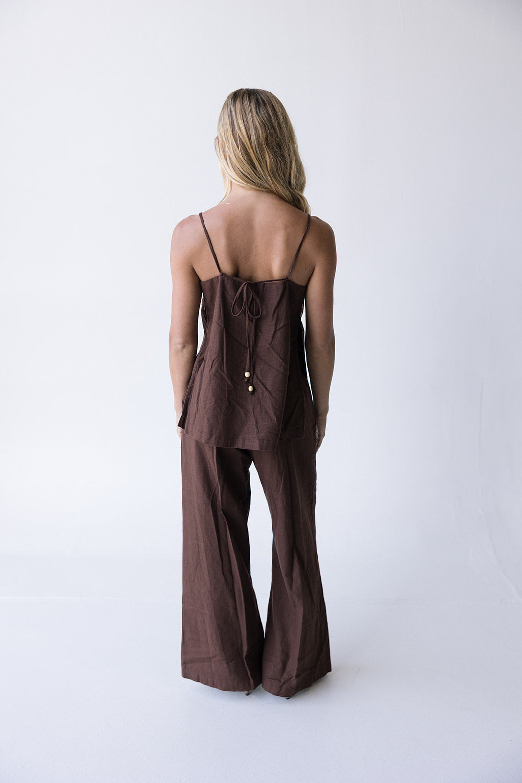 Madison Linen Set - Chocolate