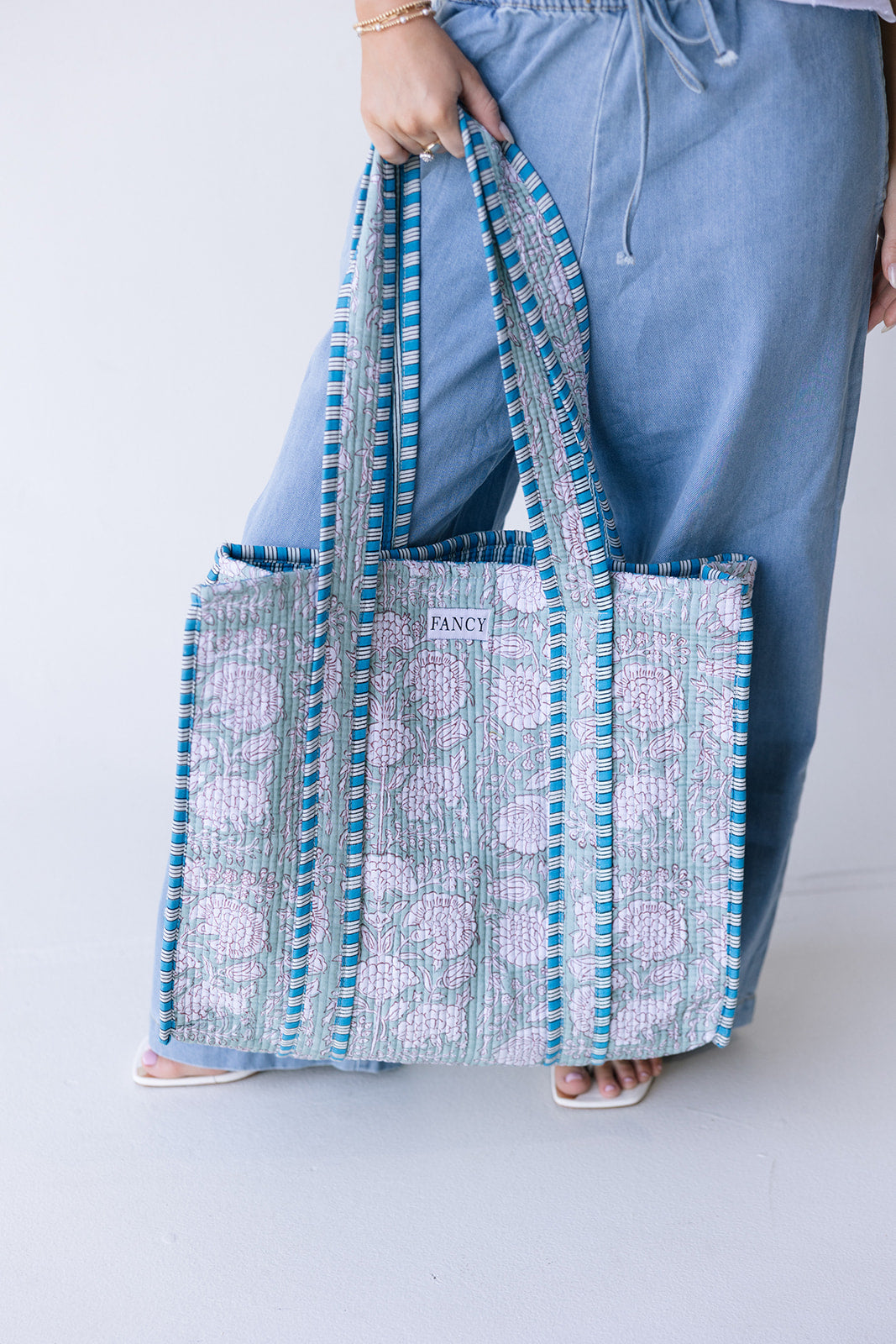 Bridget Drawstring Pants - Denim