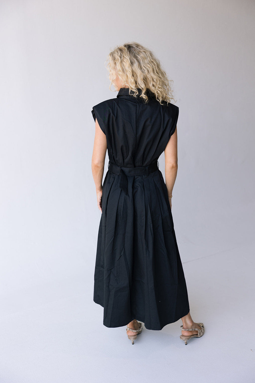 Zoey Midi Dress - Black