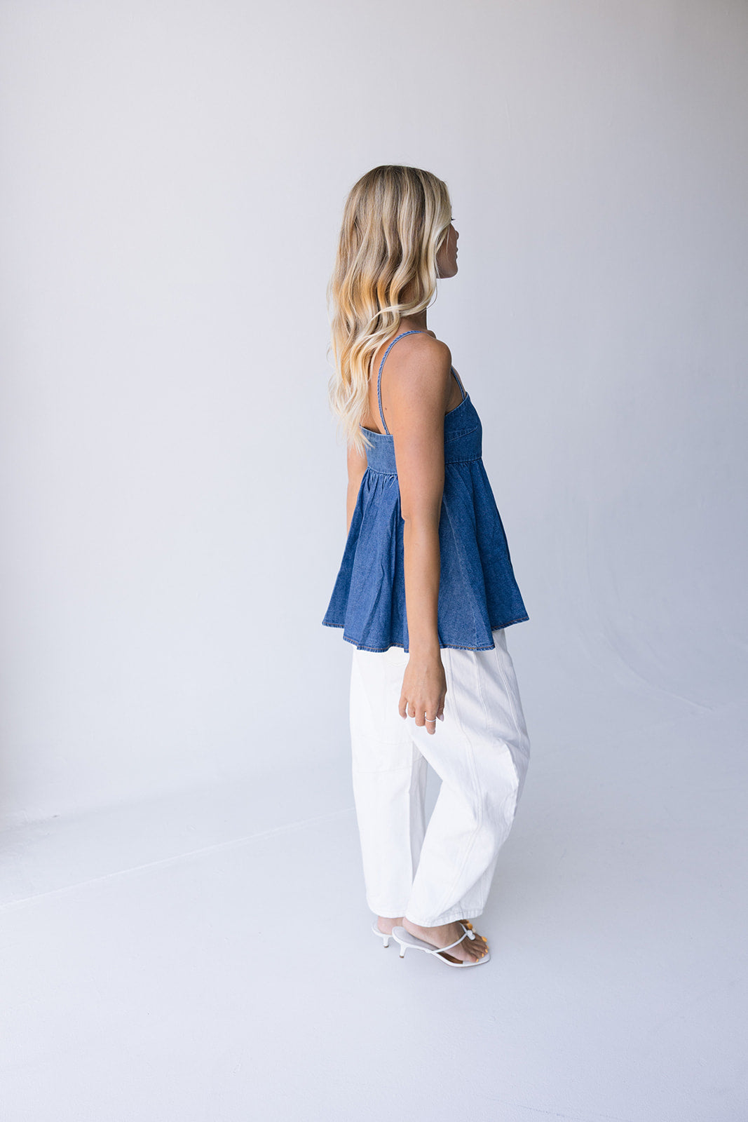 Jordan Barrel Jeans - White