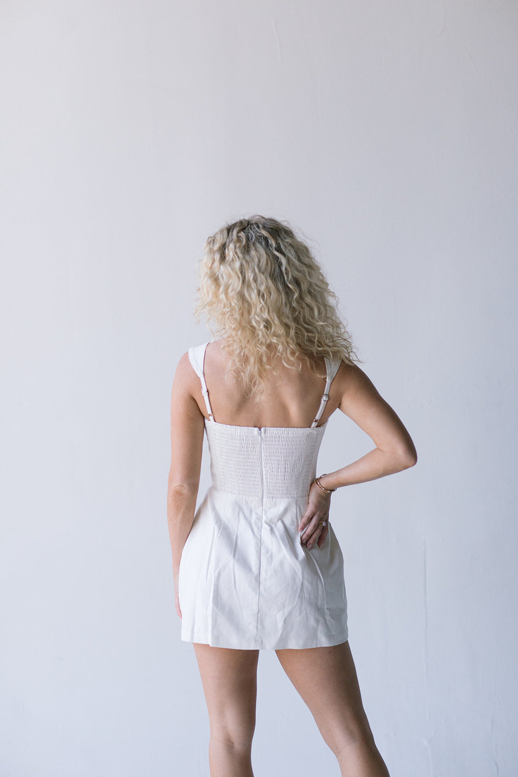 Mila Mini Dress - White