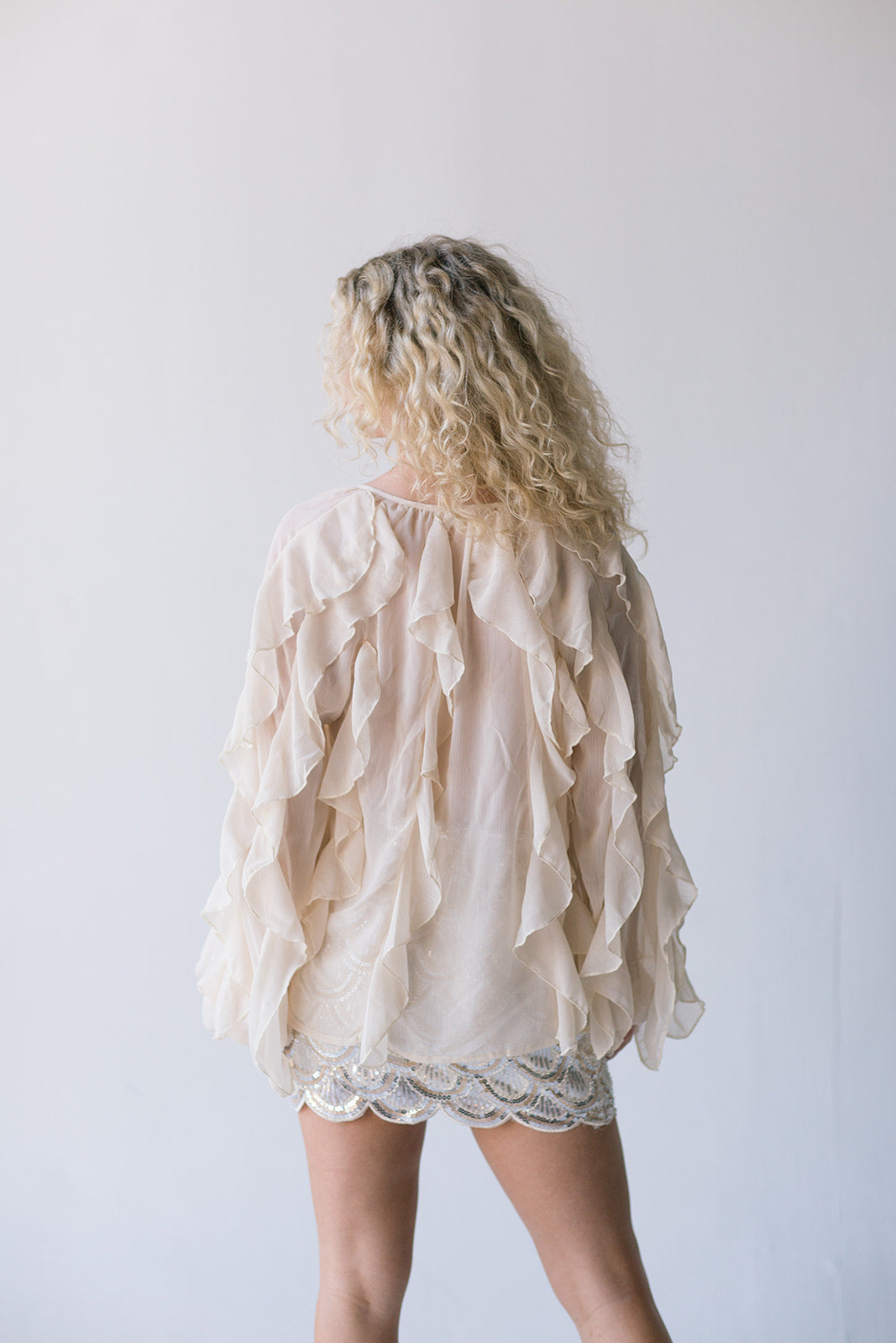 Kinsley Long Sleeve Blouse - Cream