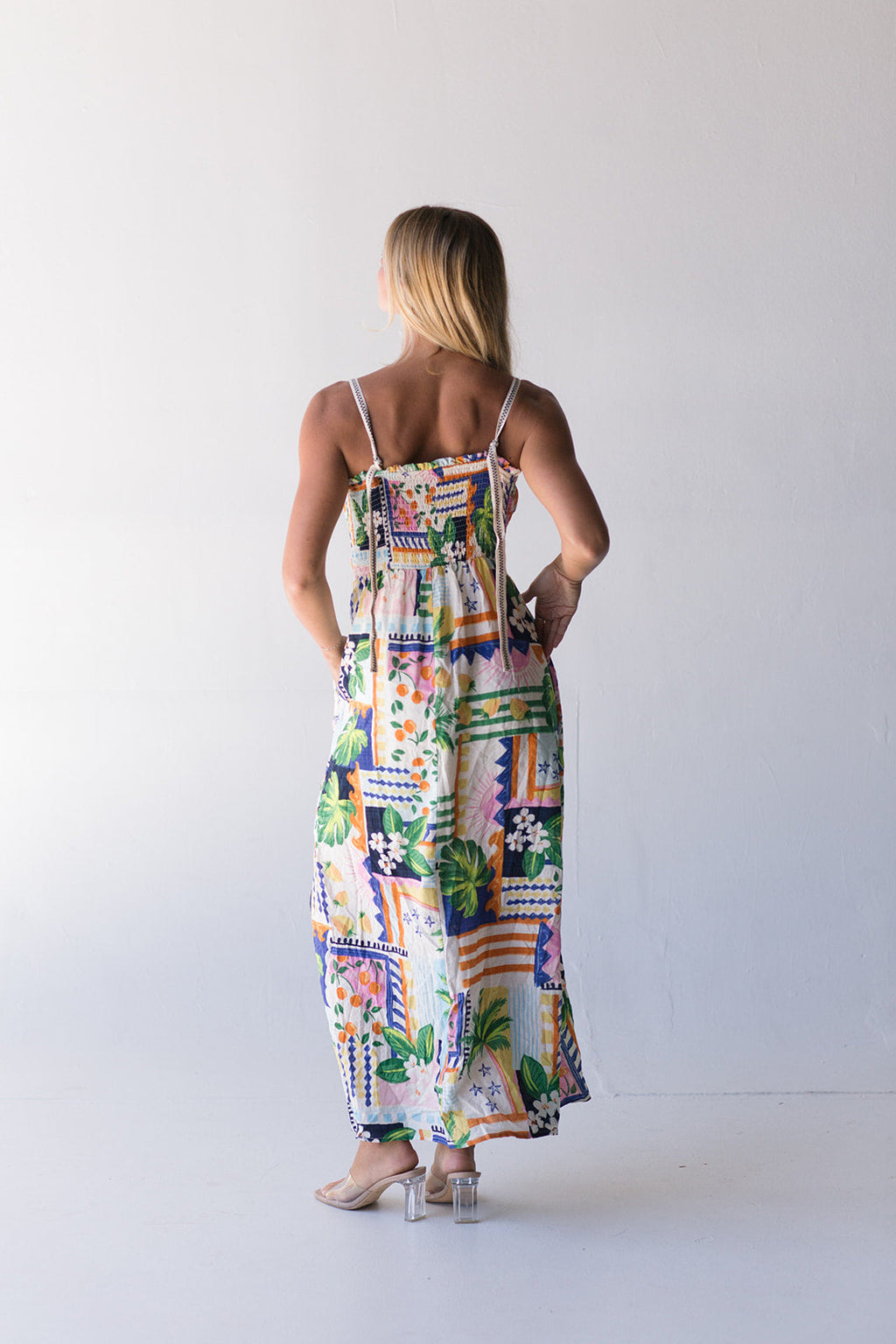 Isla Printed Midi Dress - Multi