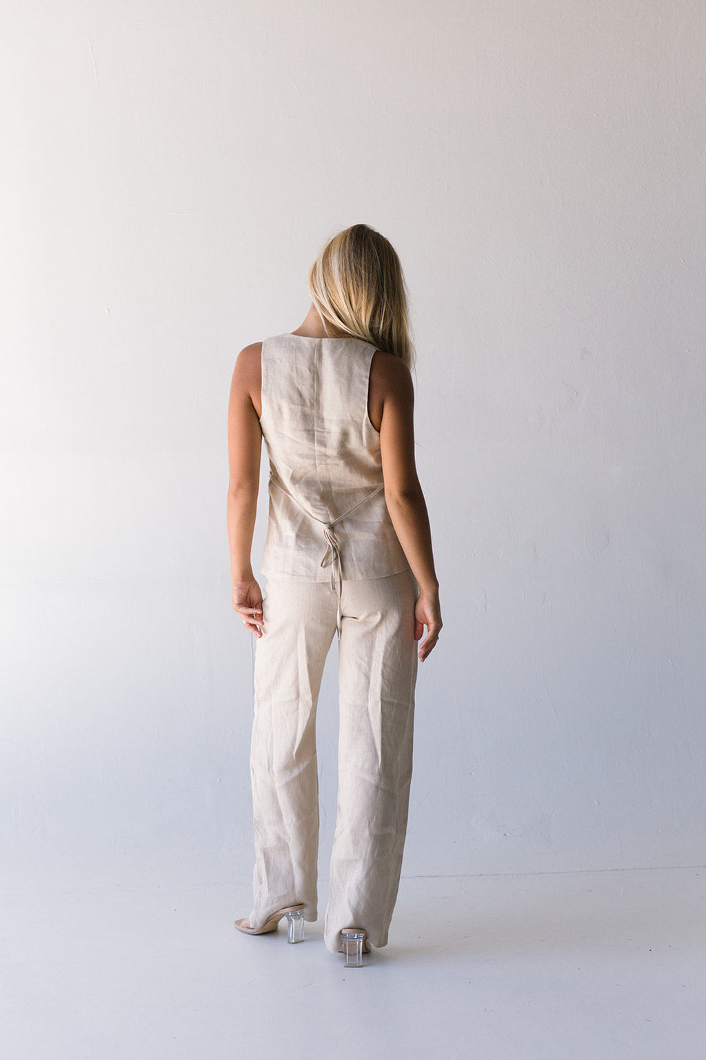 Mallory Linen Pants - Natural