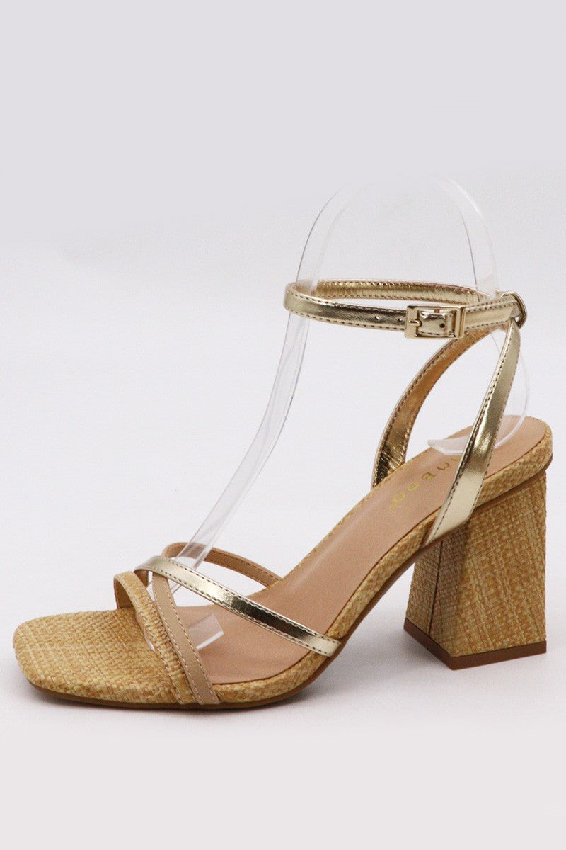 Gretchen Block Heel - Natural