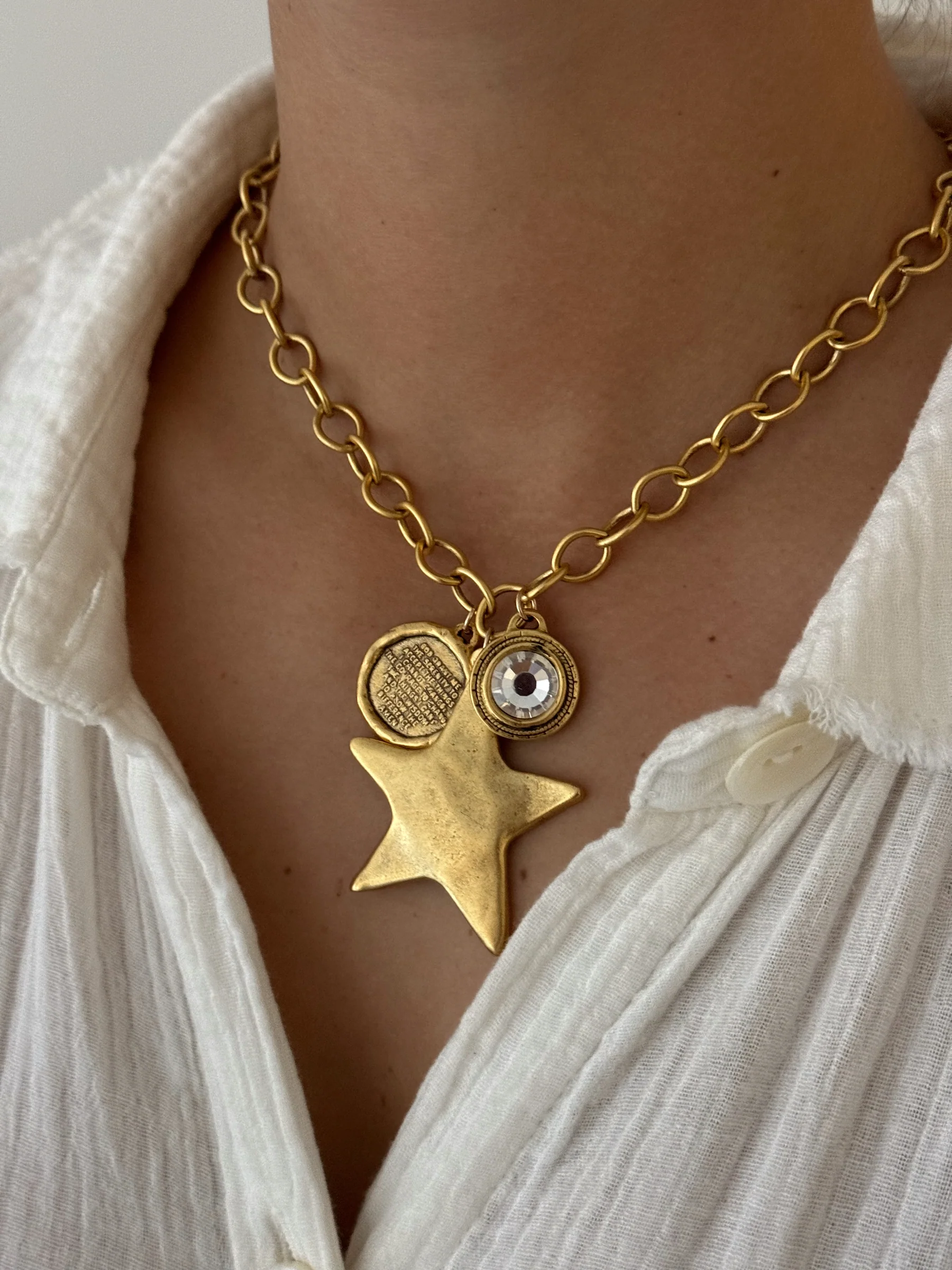 Big Star Trio Necklace